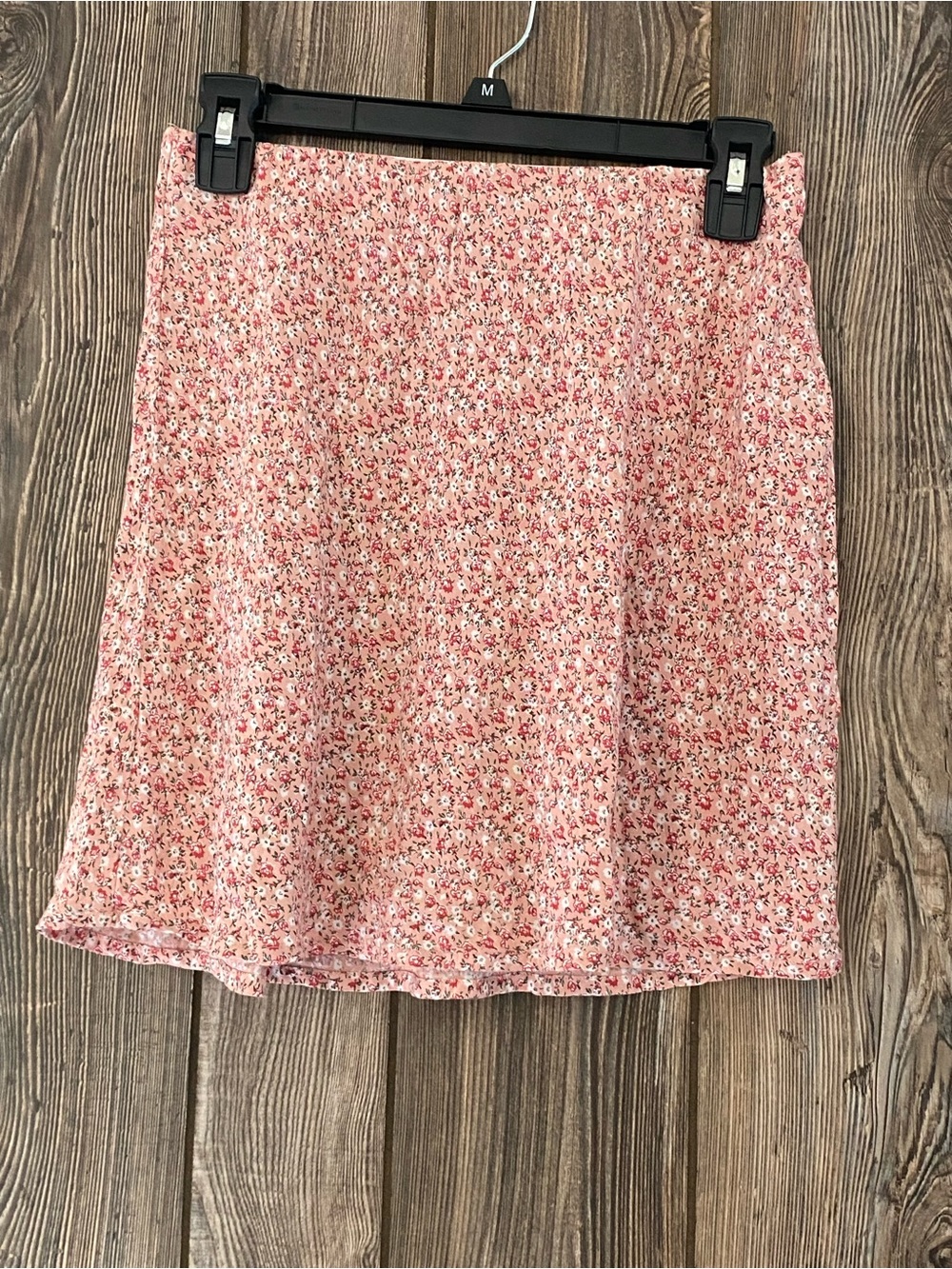 Hollister Pink Floral Mini Skirt